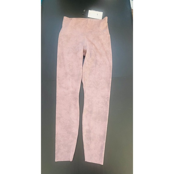 Nike Zenvy dri-fit womens size S high rise 7/8 mauve/charcoal leggings - Picture 1 of 4